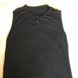 TomboyX Black Modal Sleep Tank Muscle Tank Black